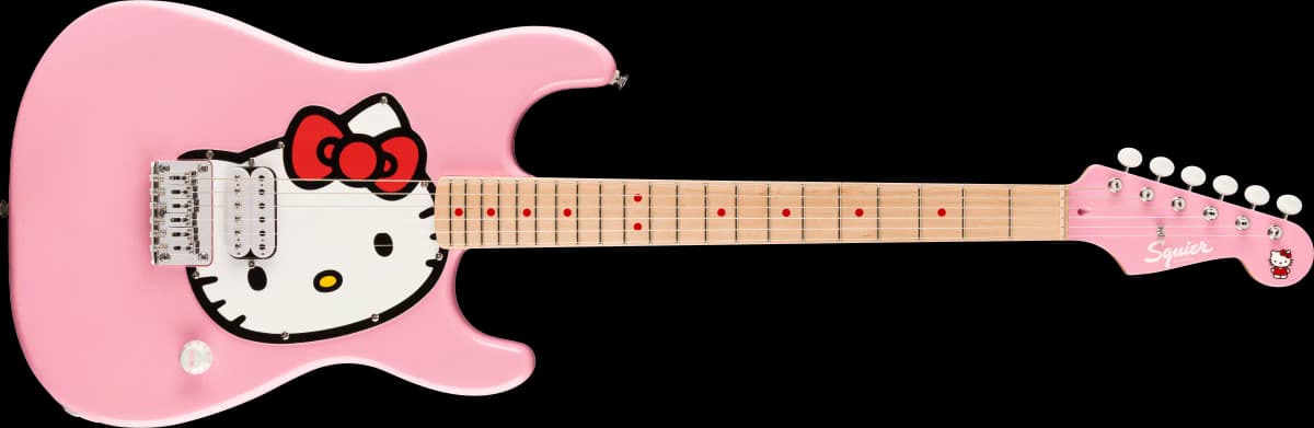 Guitarra Eléctrica Hello Kitty