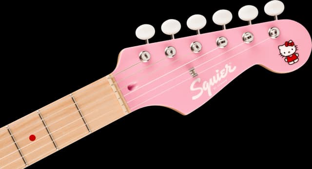 Guitarra Eléctrica Squier Hello Kitty Stratocaster - Rosa